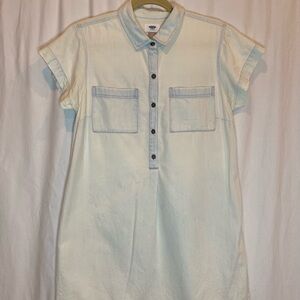 Old Navy Light Denim Shirt Dress
